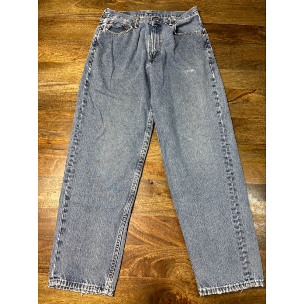 Levis 560 Loose Fit Tapered Leg Jeans Mens 34x32 Medium Wash Denim 00560-4886